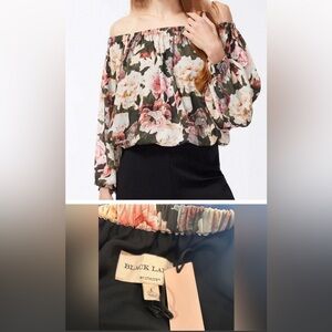 Chico's Black Label Floral Top